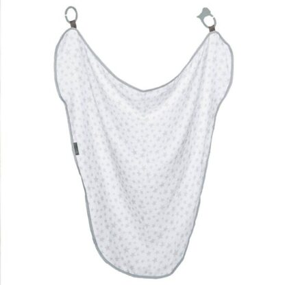 6-in-1 Multimuslin Breastfeeding Cover - Silver Stars - Image 3