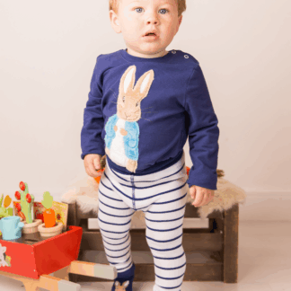 Peter Rabbit Navy Design Leggings