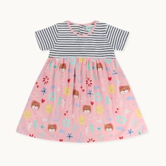 Multicoloured Lilly And Friends Print Dress