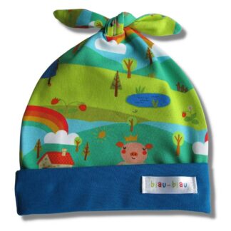 Rainbow Hills Organic Cotton Jersey Baby Hat