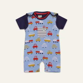 Cars dungaree set