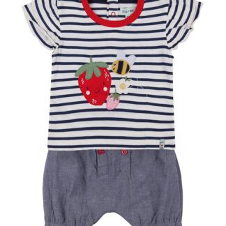 BUSY BEE APPLIQUE SHORT SET