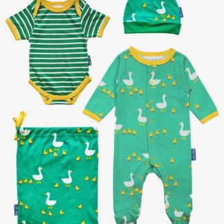 Organic Baby Gift Set - Duck Print