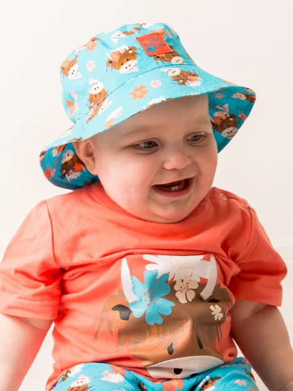 Bonnie Highland Cow Summer Hat - Image 3