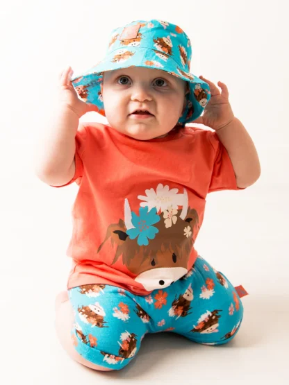 Bonnie Highland Cow Summer Hat - Image 4