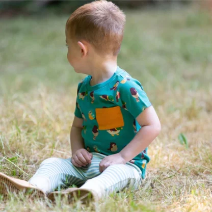 Garden Birds Organic T-Shirt & Jogger Playset - Image 6