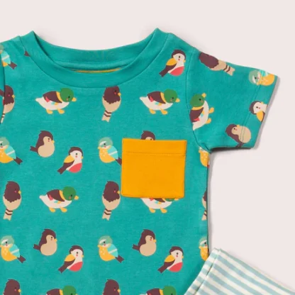 Garden Birds Organic T-Shirt & Jogger Playset - Image 2