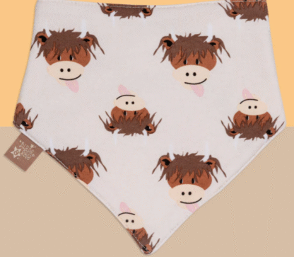 Hamish Highland Cow Bib