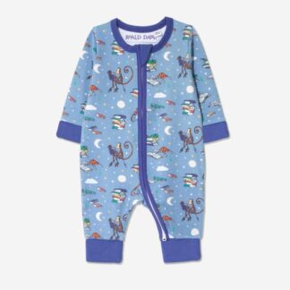 Roald Dahl x Ducky Zebra 'Storytime' Sleepsuit