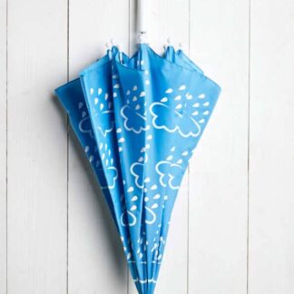 Baby Blue Little Kids Colour-Revealing Umbrella