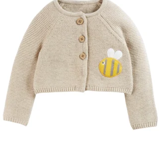 Cute as a button cardigan Oatmeal
