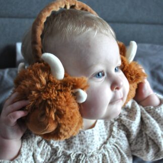 Highland Cow Ear Muffs