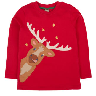 Terrific Circular Top, Berry Red/Caribou