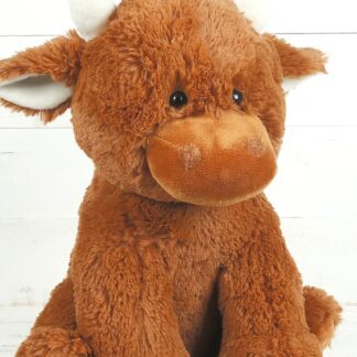 Large Brown Highland Cow