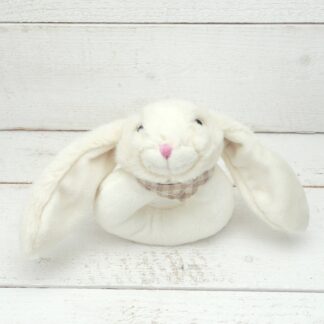 Bunny Baby Soft Toy Rattle Cream