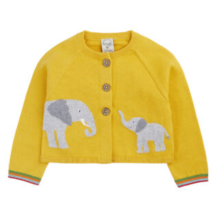 Bonny Baby Cardigan Elephant