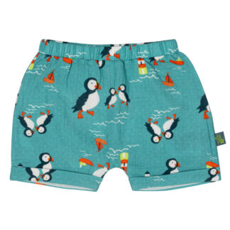 Kenzie the Puffin Muslin Shorts