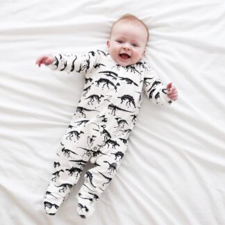 Cotton Sleepsuit – Dinosaur Print
