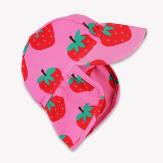 Strawberry Print Swim Hat