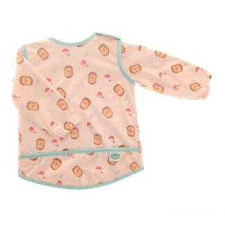 Coverall Feeding Bib Hedgehog