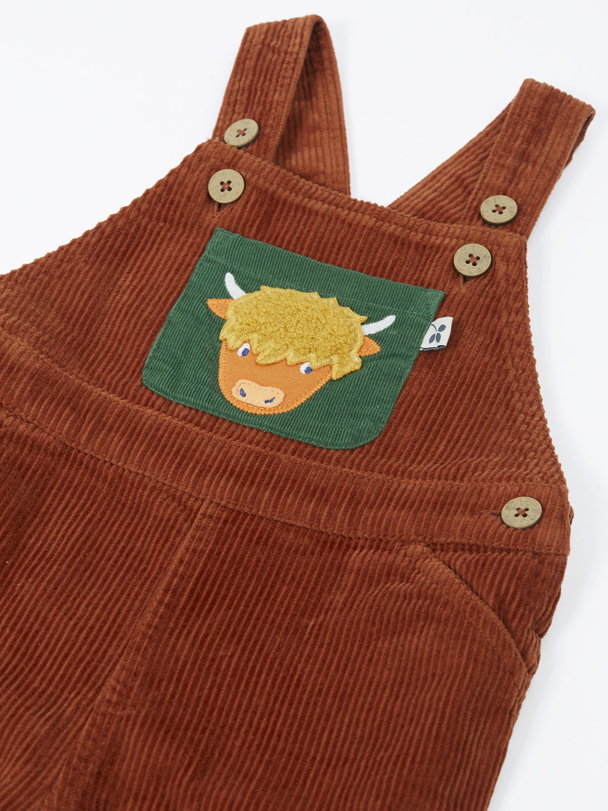 Sebby Dungarees Rust - Image 2