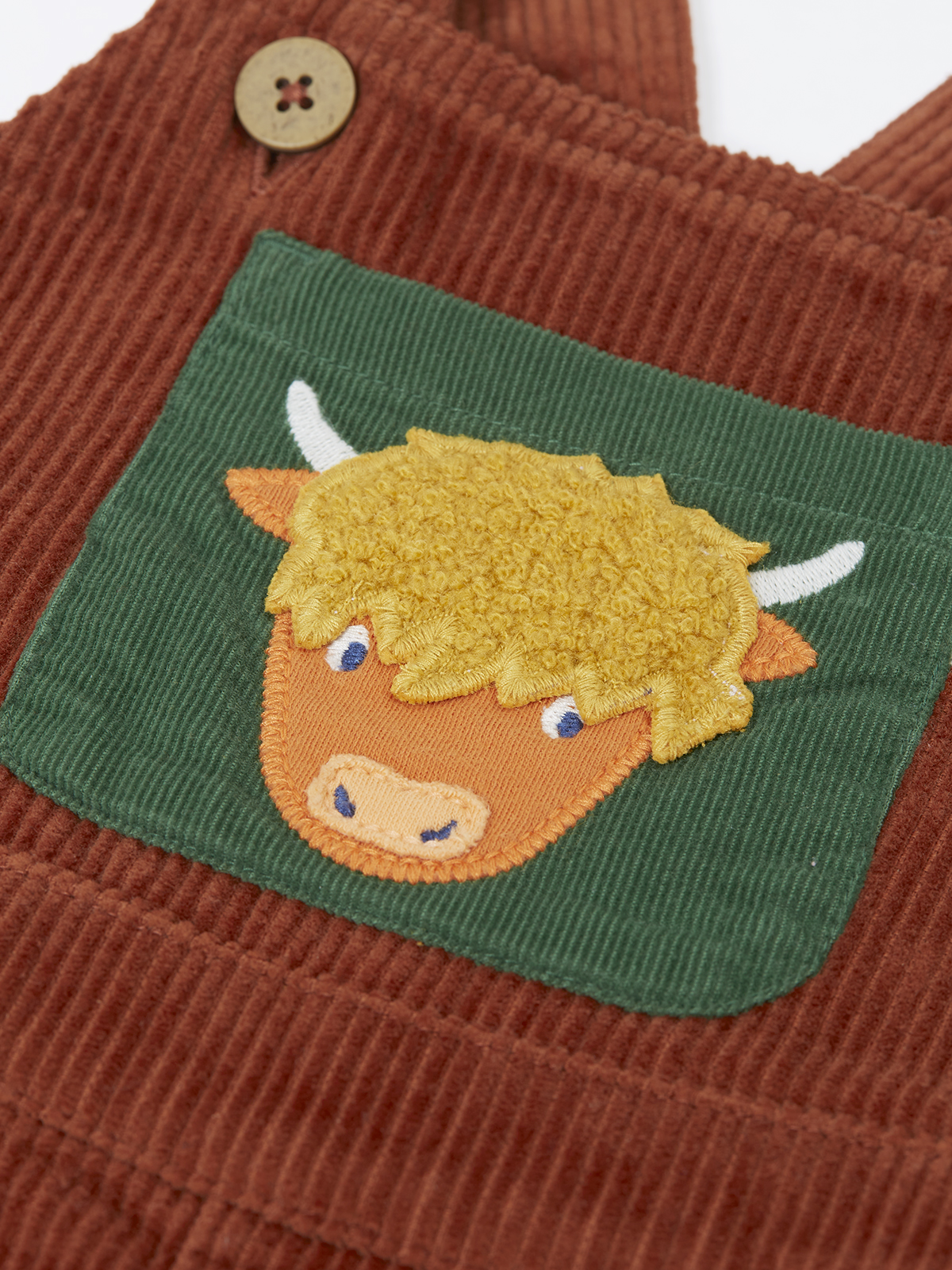 Sebby Dungarees Rust - Image 3