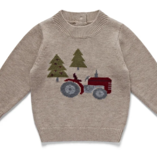 The Tractor Intarsia Jumper