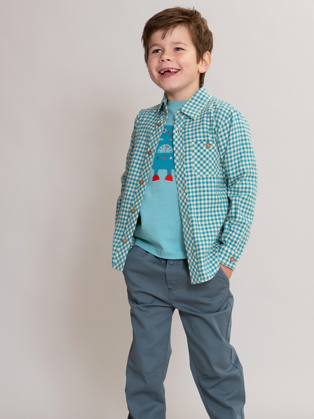 Ocean Check Shirt - Image 4