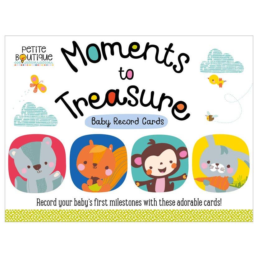 Petite Boutique Moments to Treasure Baby Record Cards