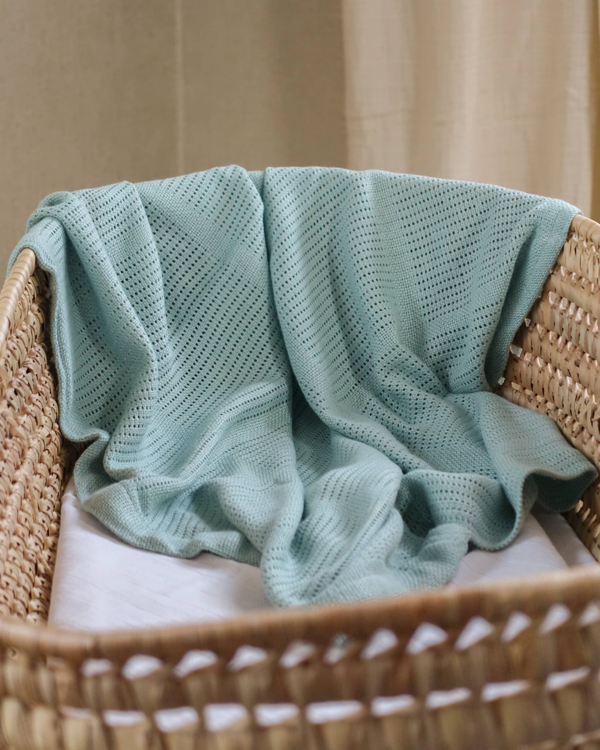 Greenlane Baby Bamboo Cotton Cellular Blanket - Image 12